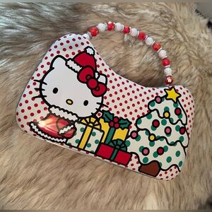 Sanrio Hello Kitty Holiday Christmas Tin Purse